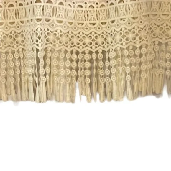 Entro Tie Dye Lace Fringe Cami Size Medium - Picture 2 of 6